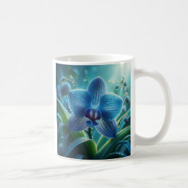 Taza De Café Azul Orquídea