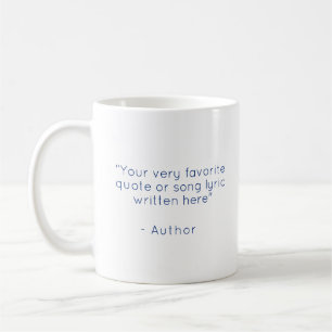 Taza de café azul personalizada - crea tu propia c