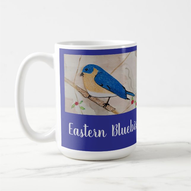 Taza De Café Azul Profundo (Izquierda)