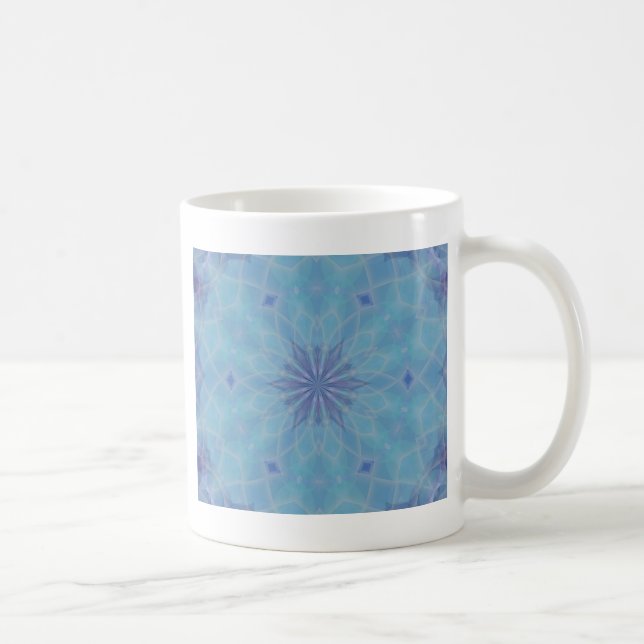 Taza De Café Azul y Turquesa (Derecha)