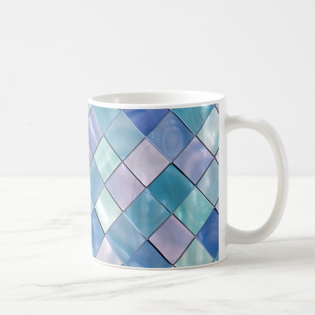 Taza De Café Azulejos decorativos 2 Mug (Derecha)