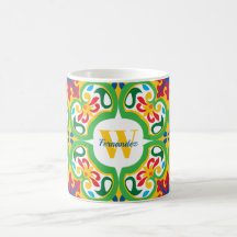 💛🧡💚 Azulejos, patrón decorativo, personalizado