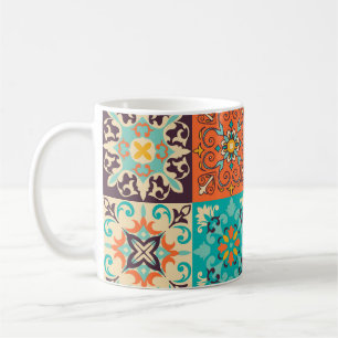 Taza De Café Azulejos Tiles Patchwork portugués