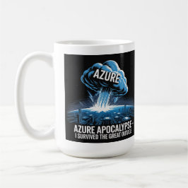 Taza De Café Azure Apocalypse – I Survived the Great Outage