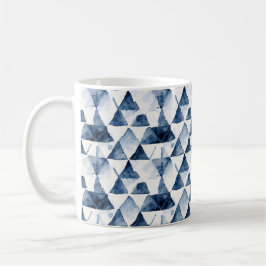 Taza De Café Azure Triangles