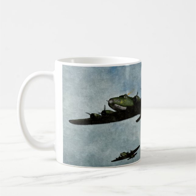 Taza De Café B17 Café de la fortaleza voladora (Izquierda)