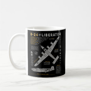 Taza De Café B-24 Liberator Consolidated Aircraft B24 Bomber