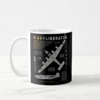 Taza De Café B-24 Liberator Consolidated Aircraft B24 Bomber
