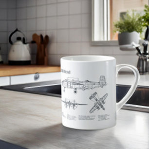 Taza De Café B-25B Mitchell Doolittle - Plano aéreo BD