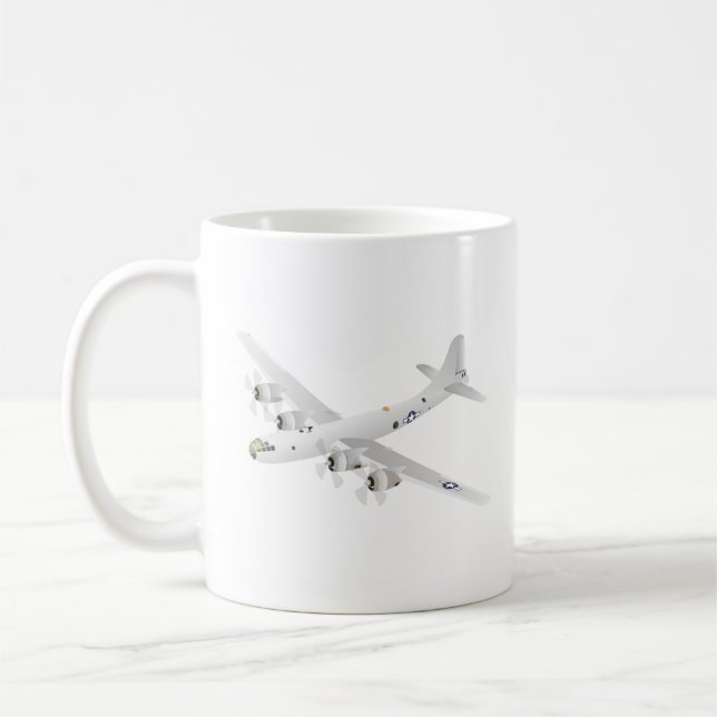 Taza De Café B-29 Superfortaleza WW2 Bombardero pesado (Izquierda)