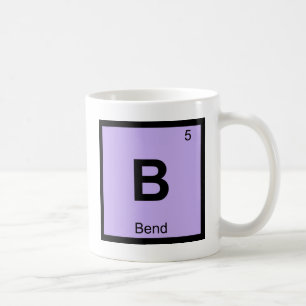 Taza De Café B - Bend Oregon Química Símbolo de la Tabla Periód