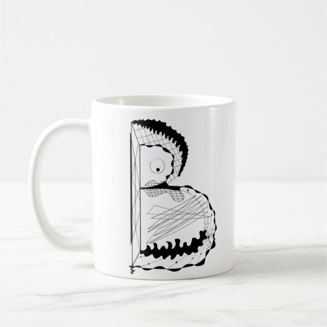 Taza De Café "B" Café Mug (Izquierda)