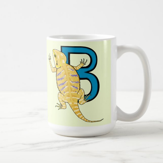 Taza De Café B es para el Dragón con las culatas (Derecha)