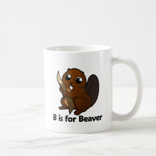 Taza De Café B está para el castor