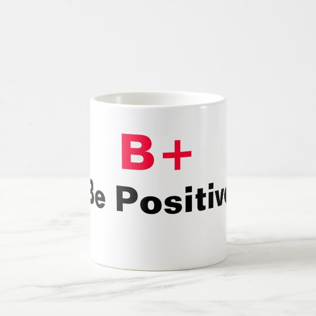 Taza De Café B+ Ser Mug Positivo (Centro)
