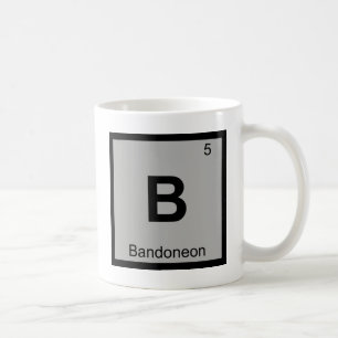 Taza De Café B - Tabla periódica de química musical de Bandoneo