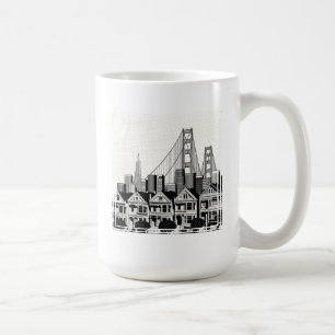 Taza De Café B&W San Francisco California