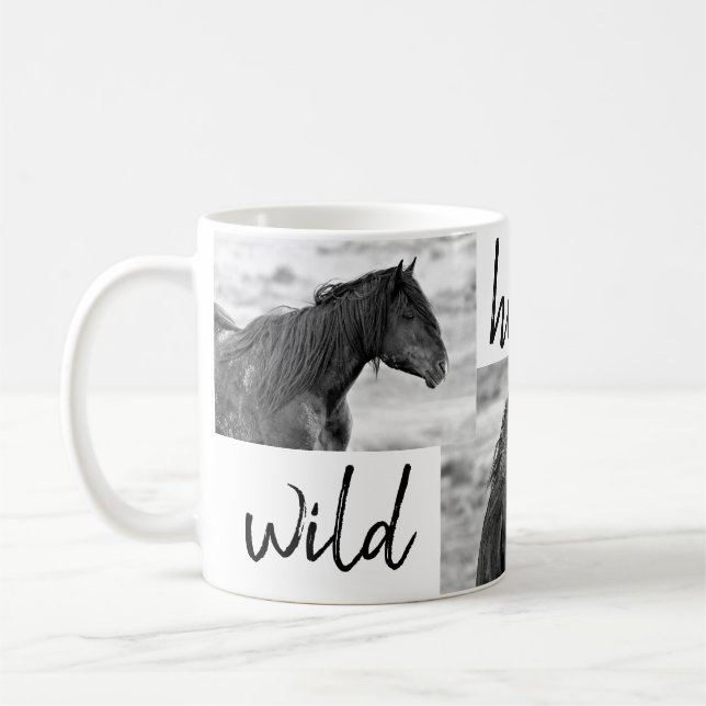 Taza De Café B&W Wilse Horse Lover (Izquierda)