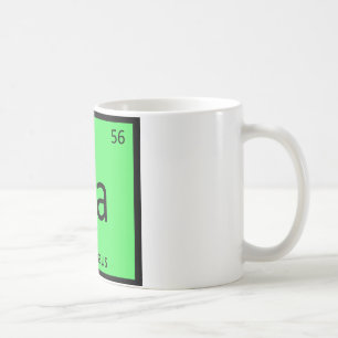 Taza De Café Ba - Bauhaus Art Química Símbolo de tabla periódic