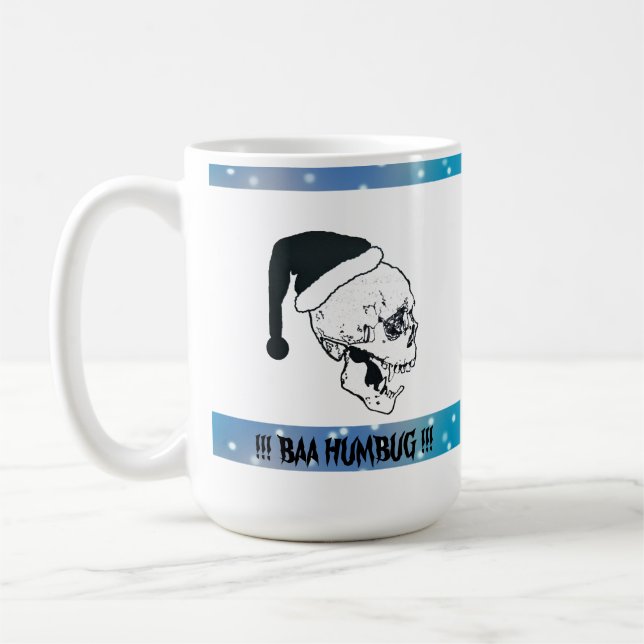 Taza De Café "¡Baa Humbug! " Mug festivo (Izquierda)