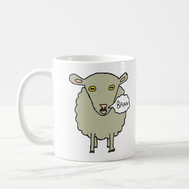 Taza De Café Baa Sheep (Izquierda)