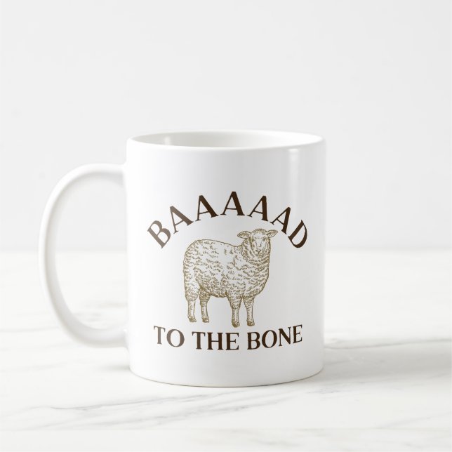 Taza De Café Baaaaad Al Hueso (Izquierda)