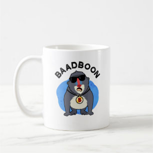 Taza De Café Baadboon Funny Bad Baboon Pun