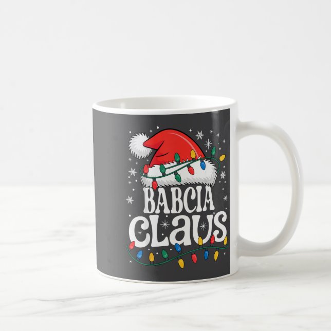 Taza De Café Babcia Claus Funny Xmas Christmas Grandma Holiday  (Derecha)