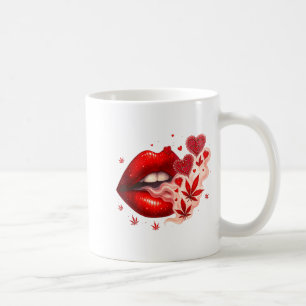 Taza De Café Babe Amante de la Marihuana del Día de San Valentí
