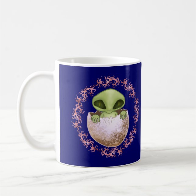 Taza De Café Baby Alien (Izquierda)