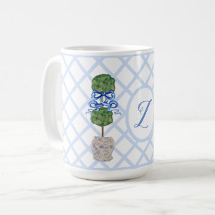 Taza De Café Baby Blue Chinoiserie Ginger Jar Jars Topiary