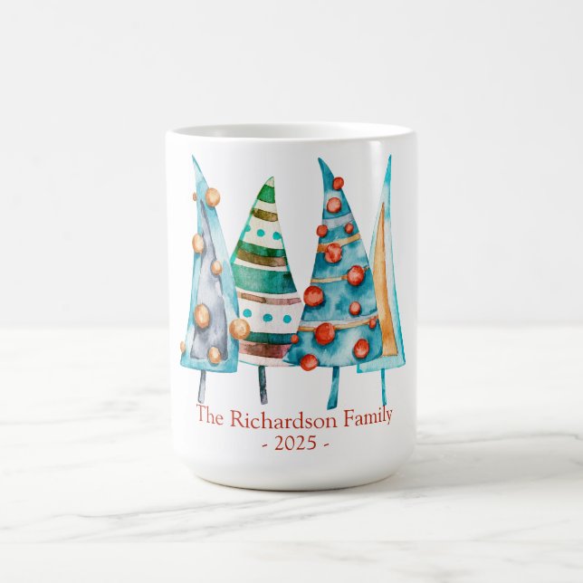 Taza De Café Baby Doodle Pine Christmas Tree Regalos (Centro)