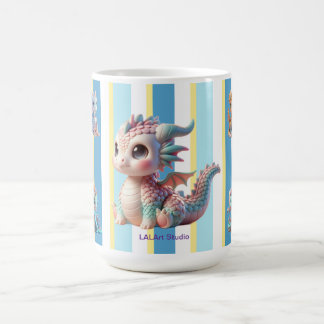 Taza De Café Baby dragon ストライプ