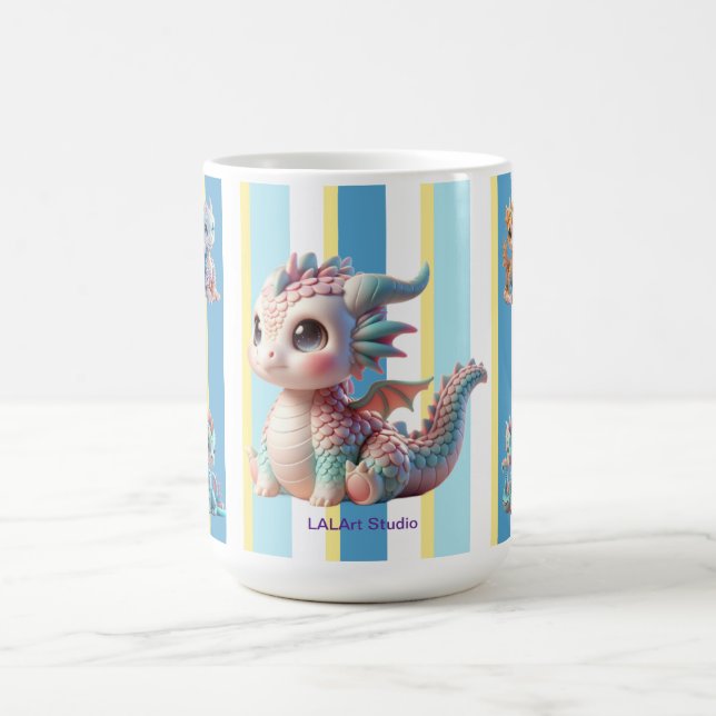 Taza De Café Baby dragon ストライプ (Centro)
