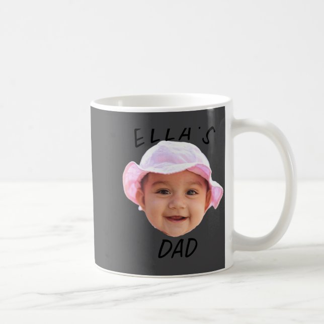 Taza De Café Baby Face Photo New Dad _1  (Derecha)