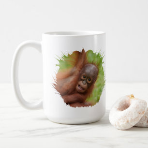 Taza De Café Baby Orangutan Joy