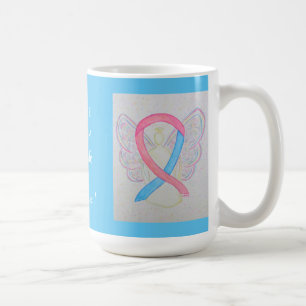 Taza De Café Baby Safe Haven Awareness Ribbon Angel Personaliza