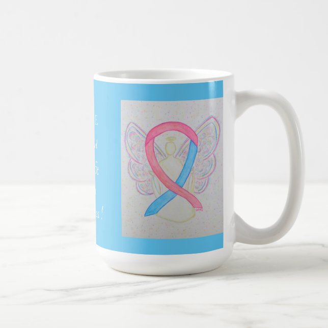 Taza De Café Baby Safe Haven Awareness Ribbon Angel Personaliza (Derecha)