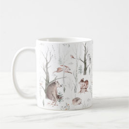 Taza De Café Baby Shower de Watercolor Forest Friends