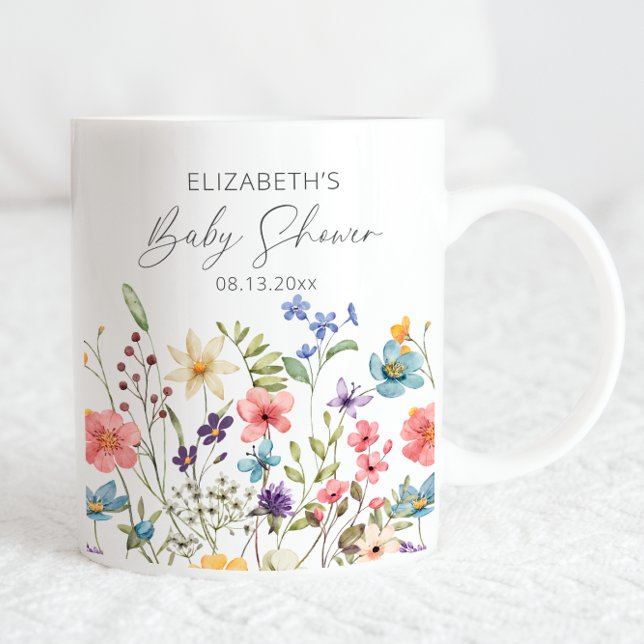 Taza De Café Baby Shower de Wilflower Butterfly Garden (Subido por el creador)