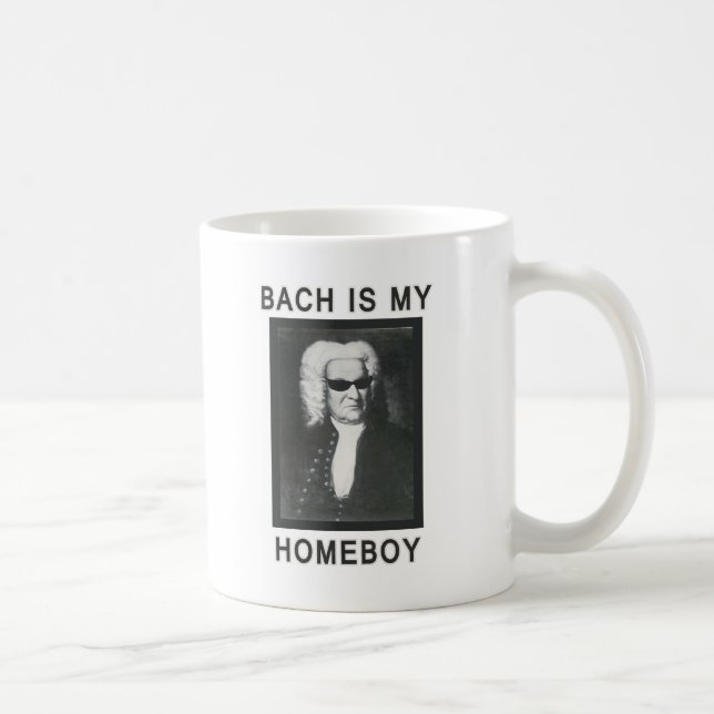 Taza De Café Bach es mi Homeboy (Derecha)