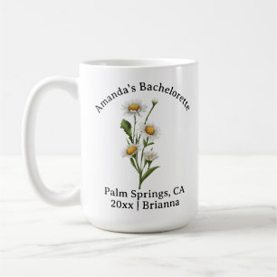 Taza De Café Bachelorette Birth Month Flower April Daisy