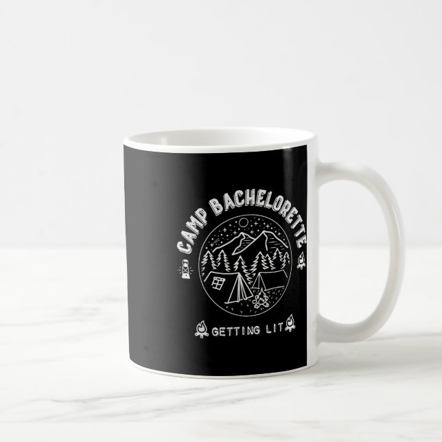 Taza De Café Bachelorette en el campamento de Fiesta Mat (Derecha)