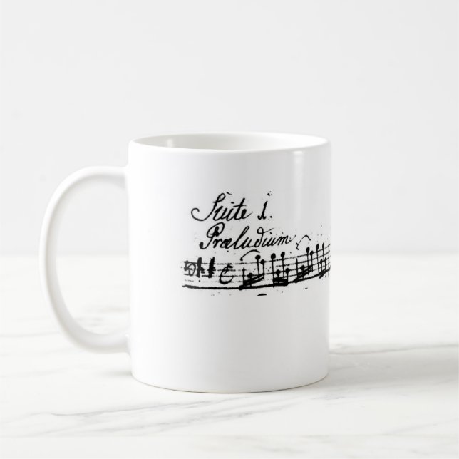 Taza De Café Bach's Cello Suite (Izquierda)