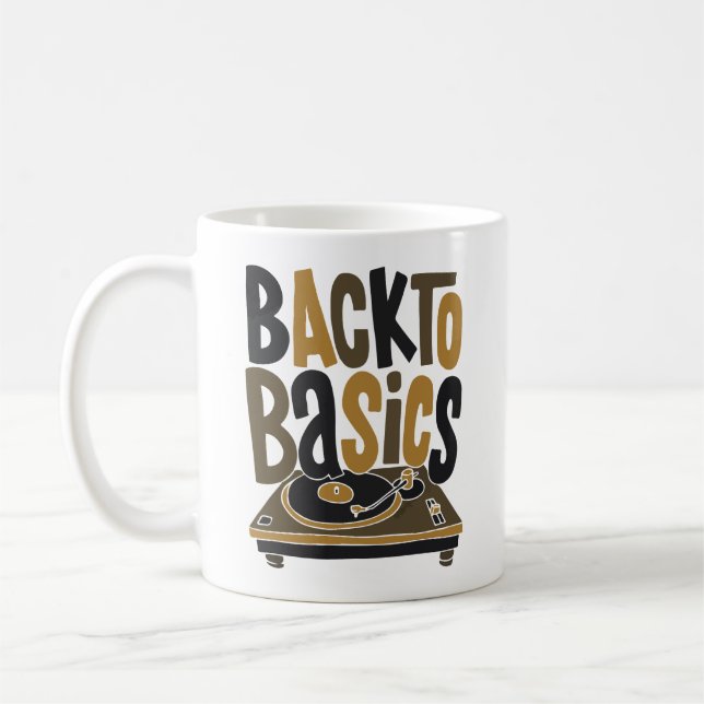 Taza De Café Back to Basics (Izquierda)