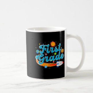 Taza De Café Back to school outer space teacher first grade
