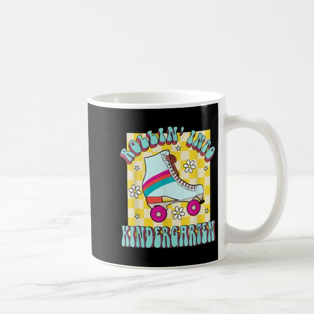 Taza De Café Back To School Rolling Into The Kindergarten Groov (Derecha)