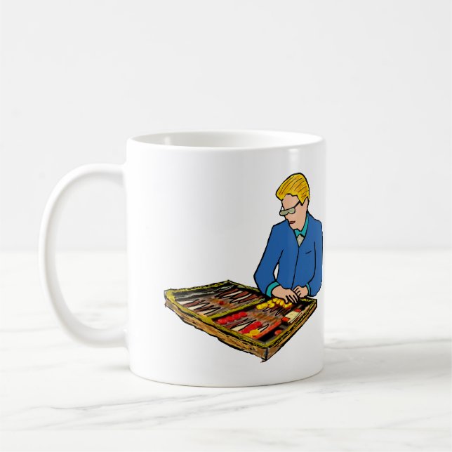 Taza De Café Backgammon (Izquierda)