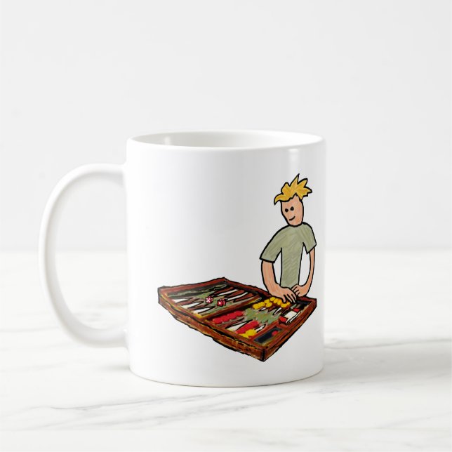 Taza De Café Backgammon (Izquierda)