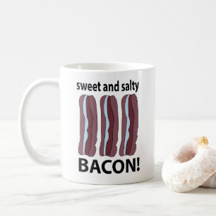 Taza De Café Bacon Dulce Y Salado Bacon